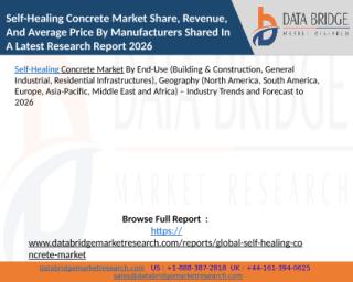 Self-Healing Concrete Market Share, Revenue, And Average Price By Manufacturers Shared In A Latest Research Report 2026.pptx