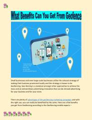 What Benefits Can You Get From Geofence.PDF